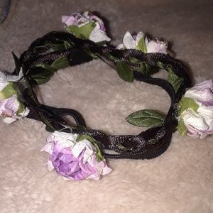 Lilac/Purple  Flower Headband